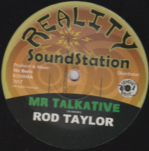 Rod Taylor : Mr Talkative | Maxis / 12inch / 10inch  |  UK