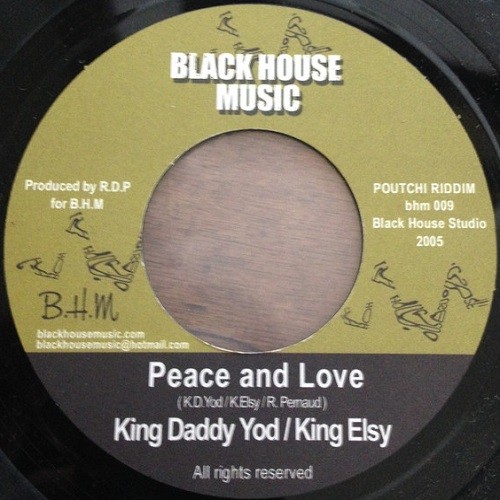 King Daddy Yod & King Elsy : Peace And Love | Single / 7inch / 45T  |  FR
