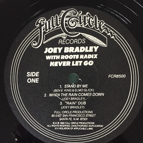 Joey Bradley with Roots Radix : Never Let Go Joey Bradley with Roots Radix : Never Let Go | LP / 33T | Oldies / Classics