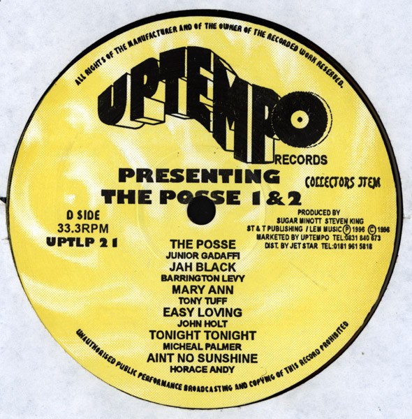 Various : The Posse Vol. 1/2 Various : The Posse Vol. 1/2 | LP / 33T | Oldies / Classics