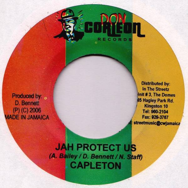 Capleton : Jah Protect Us | Single / 7inch / 45T  |  Dancehall / Nu-roots