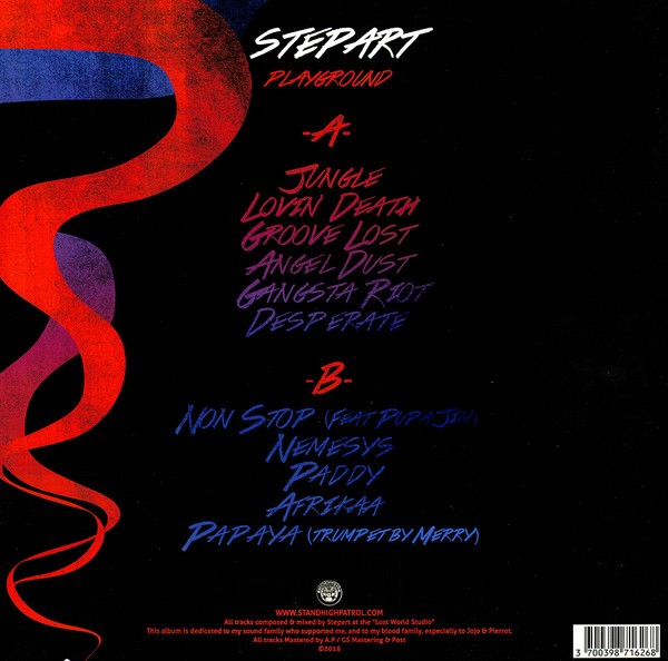 Playground : Stepart Playground : Stepart | LP / 33T | Jungle / Dubstep