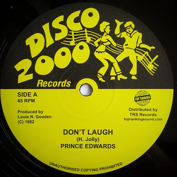 Prince Edwards : Don't Laugh | Maxis / 12inch / 10inch  |  Oldies / Classics
