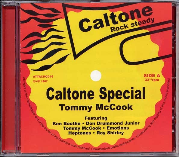 Caltone Special : Rock Steady With Tommy Mccook | CD  |  Oldies / Classics