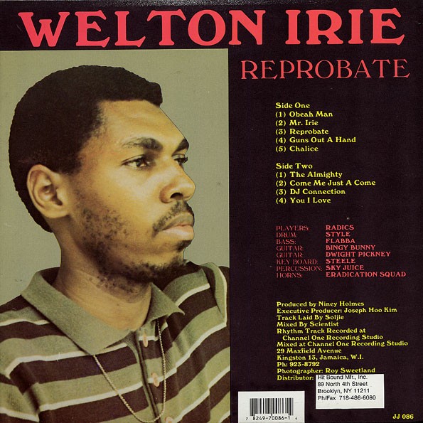 Welton Irie : Reprobate Welton Irie : Reprobate | LP / 33T  |  Oldies / Classics