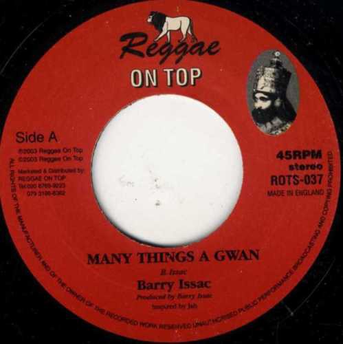 Barry Issac : Many Things A Gwan | Single / 7inch / 45T  |  UK