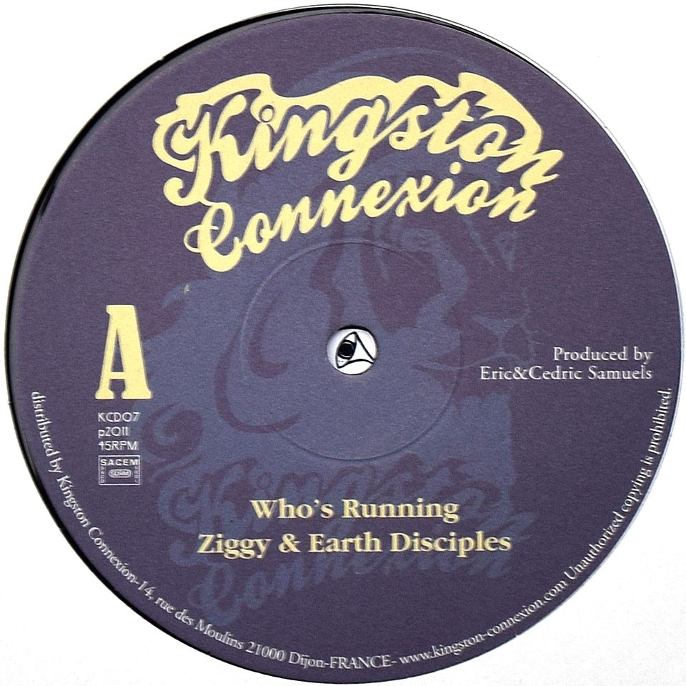 Ziggy & Earth Disciples : Who's Running | Maxis / 12inch / 10inch  |  Oldies / Classics