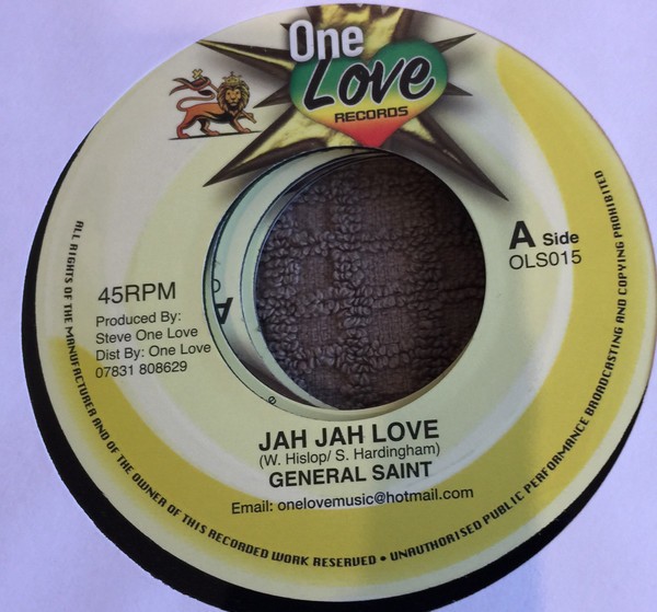 General Saint : Jah Jah Love | Single / 7inch / 45T  |  Dancehall / Nu-roots