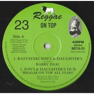Barry Issac : Rastafari Sons And Daughters + Dub | Maxis / 12inch / 10inch  |  UK