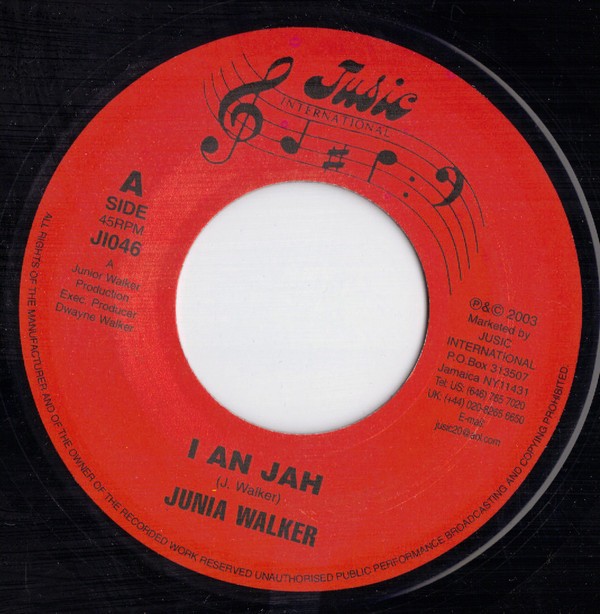 Junior Walker : I An Jah | Single / 7inch / 45T  |  UK