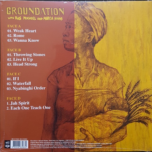Groundation With Ras Michael And Marcia Higgs : Each One Teach One | LP / 33T  |  Dancehall / Nu-roots