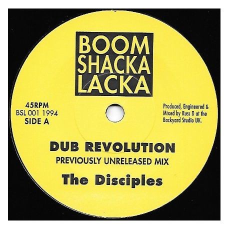 The Disciples : Dub Revolution | Single / 7inch / 45T  |  UK