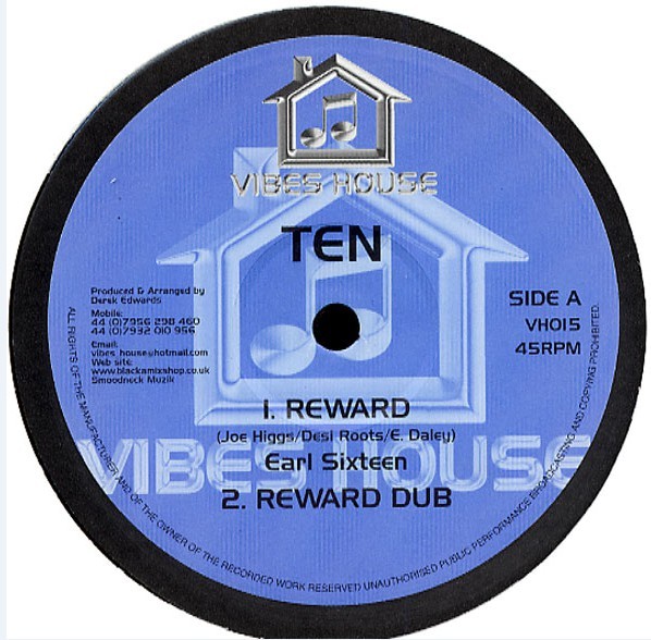 Earl Sixteen : Reward | Maxis / 12inch / 10inch  |  UK