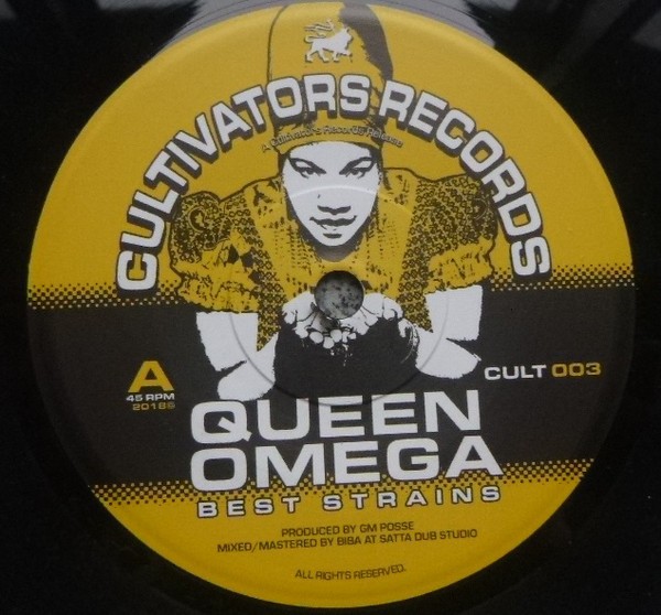 Queen Omega : Best Strains | Single / 7inch / 45T  |  UK