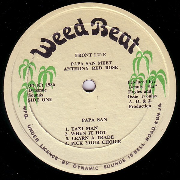 Papa San Meets Anthony Red Rose : Frontline Papa San Meets Anthony Red Rose : Frontline | LP / 33T | Oldies / Classics