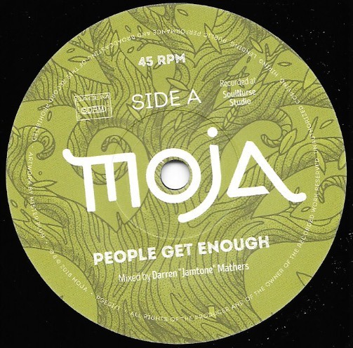 Moja : People Get Enough | Single / 7inch / 45T  |  UK