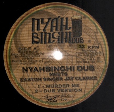 Nyahbinghi Dub Meets Easto Jay Clarke : Murder Me | Maxis / 12inch / 10inch  |  UK