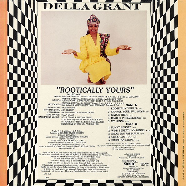 Della Grant : Rootically Yours | LP / 33T  |  UK