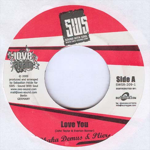 Chaka Demus & Plyer : Love You | Single / 7inch / 45T  |  Dancehall / Nu-roots
