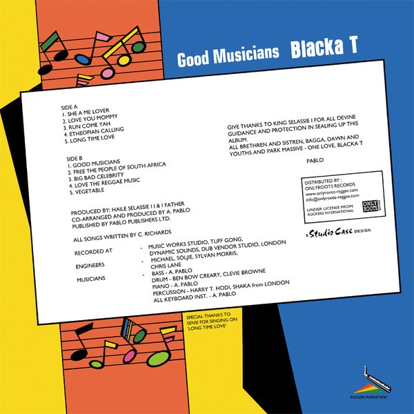 Blacka T : Good Musicians | LP / 33T  |  Oldies / Classics