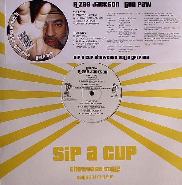 R Zee Jackson : Lion Paw | LP / 33T  |  UK