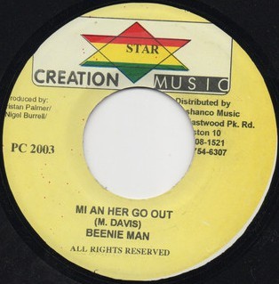Beenie Man : Mi An Her Go Out | Single / 7inch / 45T  |  Dancehall / Nu-roots