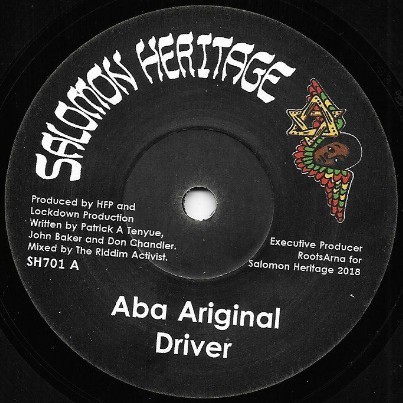 Aba Ariginal : Driver | Single / 7inch / 45T  |  UK