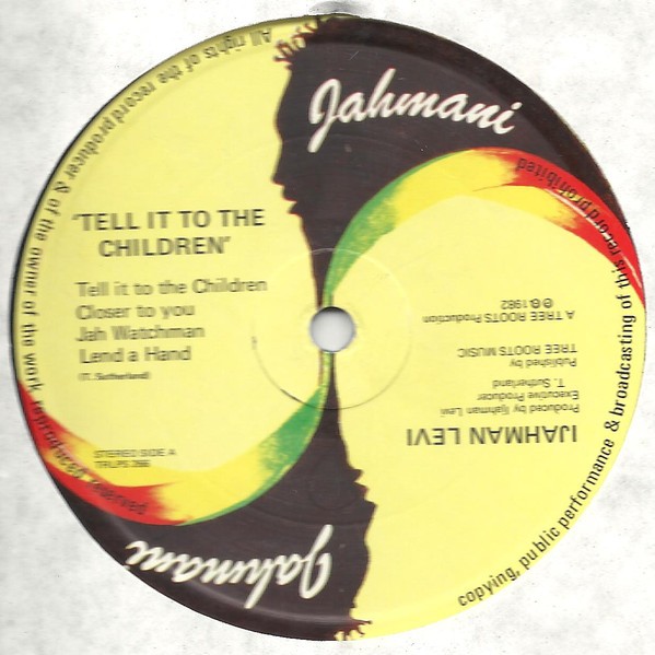 Ijahman Levi : Tell It To The Children Ijahman Levi : Tell It To The Children | LP / 33T | Oldies / Classics