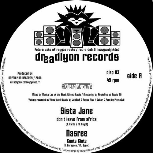 Sista Jane : Don't Leave From Africa Sista Jane : Don't Leave From Africa | Maxis / 12inch / 10inch  |  UK