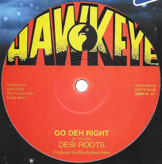 Desi Roots : Go Deh Right ( Red ) | Maxis / 12inch / 10inch  |  Oldies / Classics