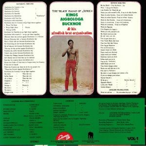 Kings Aigbologa Bucknor & Afrodisk Beat Organisation : Vol. I - Katakata | LP / 33T  |  Afro / Funk / Latin