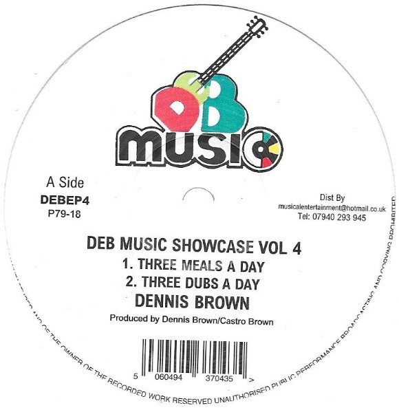 Dennis Brown : Deb Music Showcase EP Vol 4 | Maxis / 12inch / 10inch  |  Oldies / Classics
