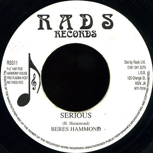 Beres Hammond : Serious | Single / 7inch / 45T  |  UK