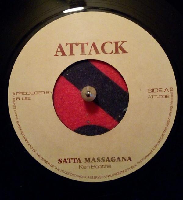 Ken Boothe : Satta Massagana | Single / 7inch / 45T  |  Oldies / Classics