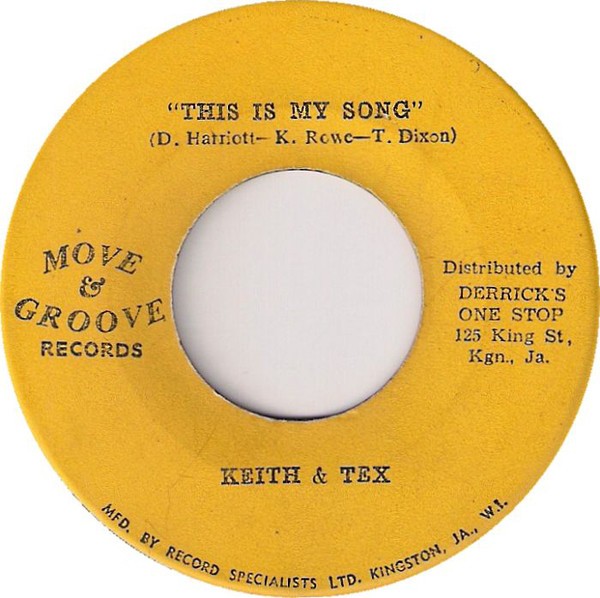 Keith & Tex : This Is My Song | Single / 7inch / 45T  |  Oldies / Classics
