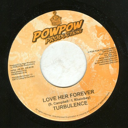 Turbulence : Love Her Forever | Single / 7inch / 45T  |  Dancehall / Nu-roots