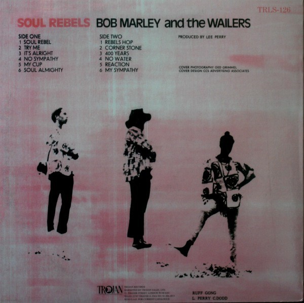 Bob Marley & The Wailers : Soul Rebels | LP / 33T  |  Oldies / Classics