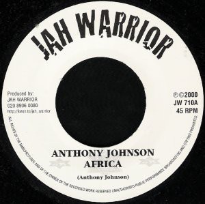 Anthony Johnson : Africa | Single / 7inch / 45T  |  UK