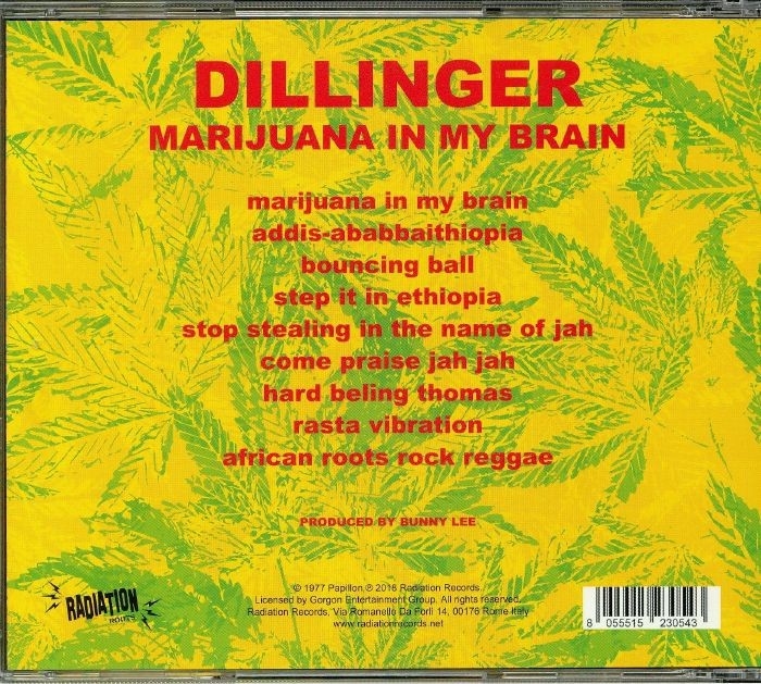 Dillinger : Marijuana In My Brain | LP / 33T  |  Oldies / Classics