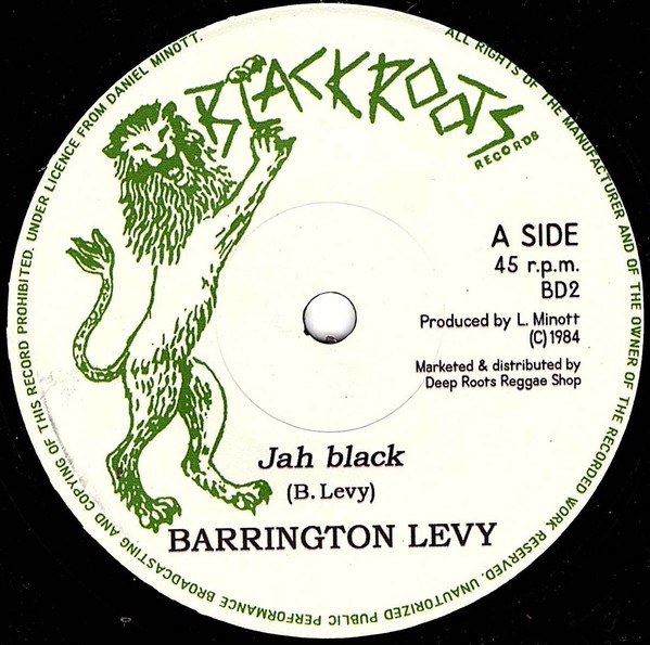 Barrington Levy : Jah Black | Single / 7inch / 45T  |  Oldies / Classics