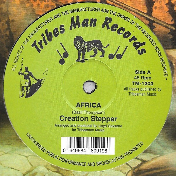 Creation Stepper : Africa | Maxis / 12inch / 10inch  |  Oldies / Classics