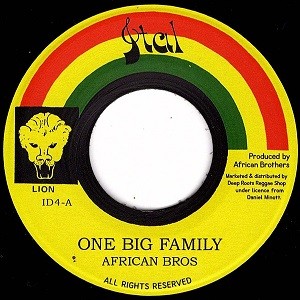 African Brothers : One Big Family | Single / 7inch / 45T  |  Oldies / Classics