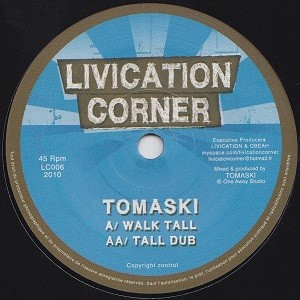 Tomaski : Walk Tall | Single / 7inch / 45T  |  UK