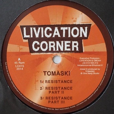 Tomaski : Resistance | Maxis / 12inch / 10inch  |  UK