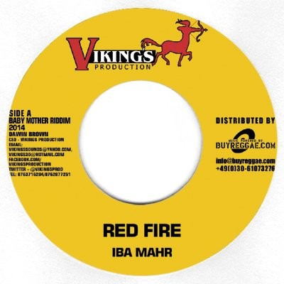 Iba Mahir / Romain Virgo : Red Fire / Lethal Weapon | Single / 7inch / 45T  |  Dancehall / Nu-roots