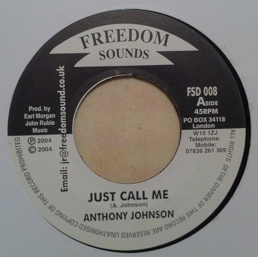 Anthony Johnson : Just Call Me