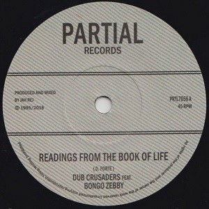 Dub Crusaders Feat. Bongo Zebby : Readings From The Book Of Life | Single / 7inch / 45T  |  UK