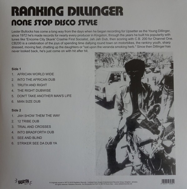 Dillinger : None Stop Disco Style | LP / 33T  |  Oldies / Classics