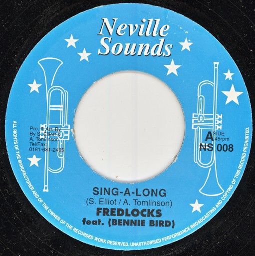 Fred Locks Ft. Bennie Bird : Sing-a-long | Single / 7inch / 45T  |  Oldies / Classics