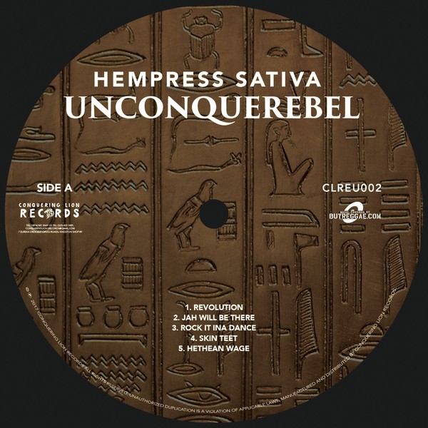 Hempress Sativa : Unconquerebel Hempress Sativa : Unconquerebel | LP / 33T | UK